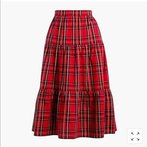 3 tier midi taran skirt